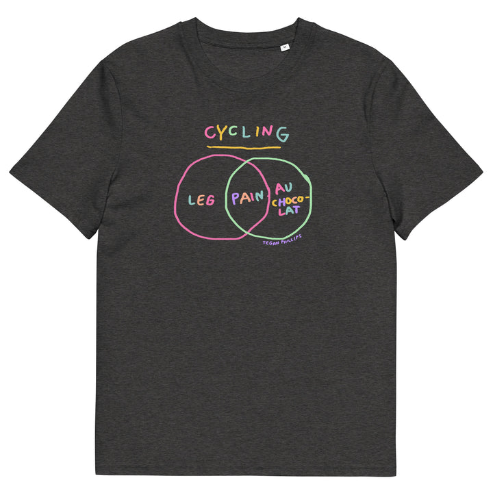 'Venn in Pain' Tri-colour Femmes Season Unisex Organic Cotton Tee