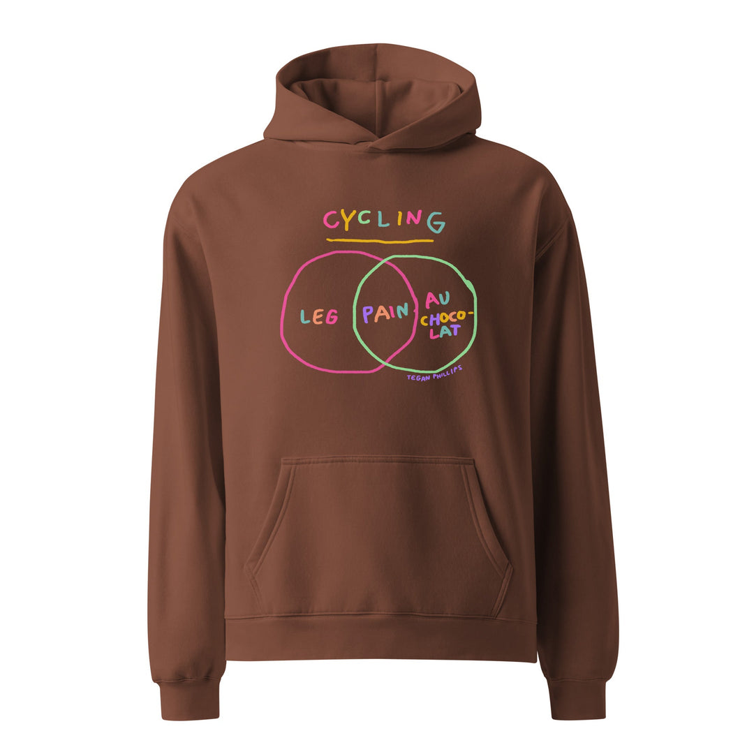 'Venn in Pain-colour' Unisex oversized hoodie - The Fun Shop by Tegan