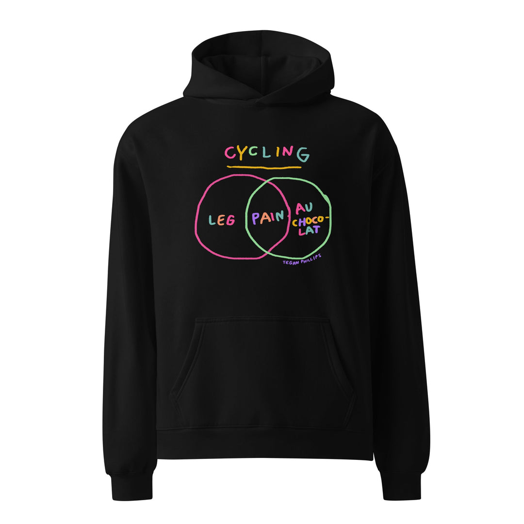 'Venn in Pain-colour' Unisex oversized hoodie - The Fun Shop by Tegan