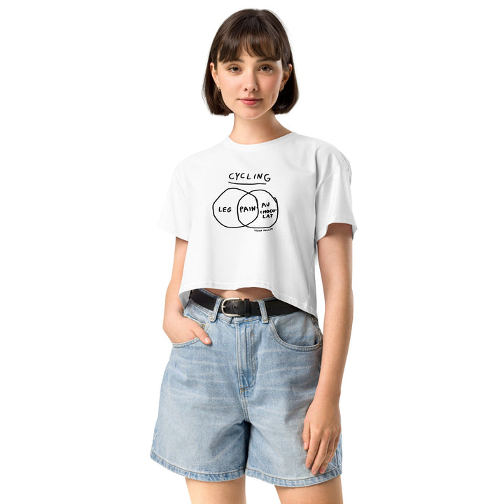 'Venn in Pain' Femmes Season crop tee - The Fun Shop by Tegan