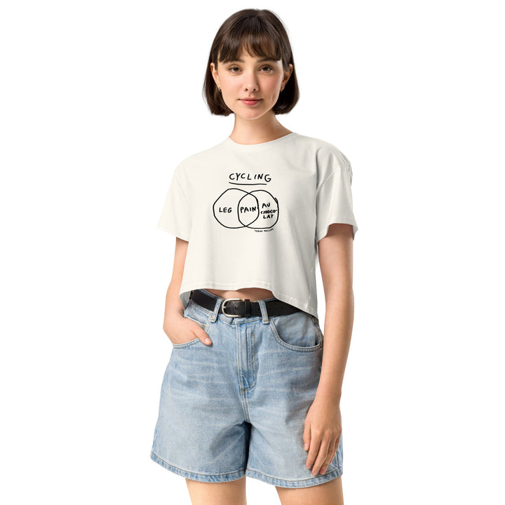 'Venn in Pain' Femmes Season crop tee - The Fun Shop by Tegan
