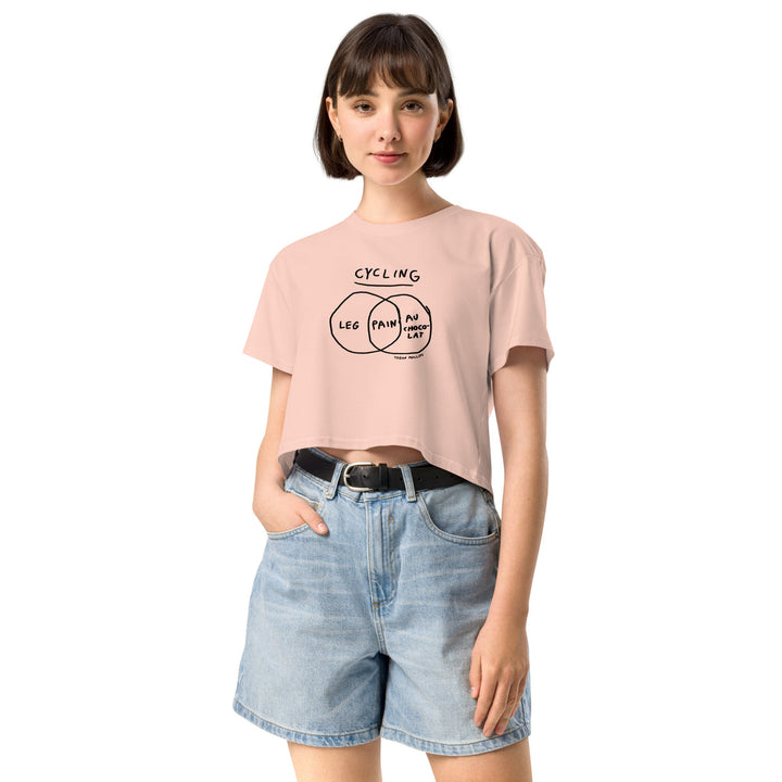 'Venn in Pain' Femmes Season crop tee - The Fun Shop by Tegan