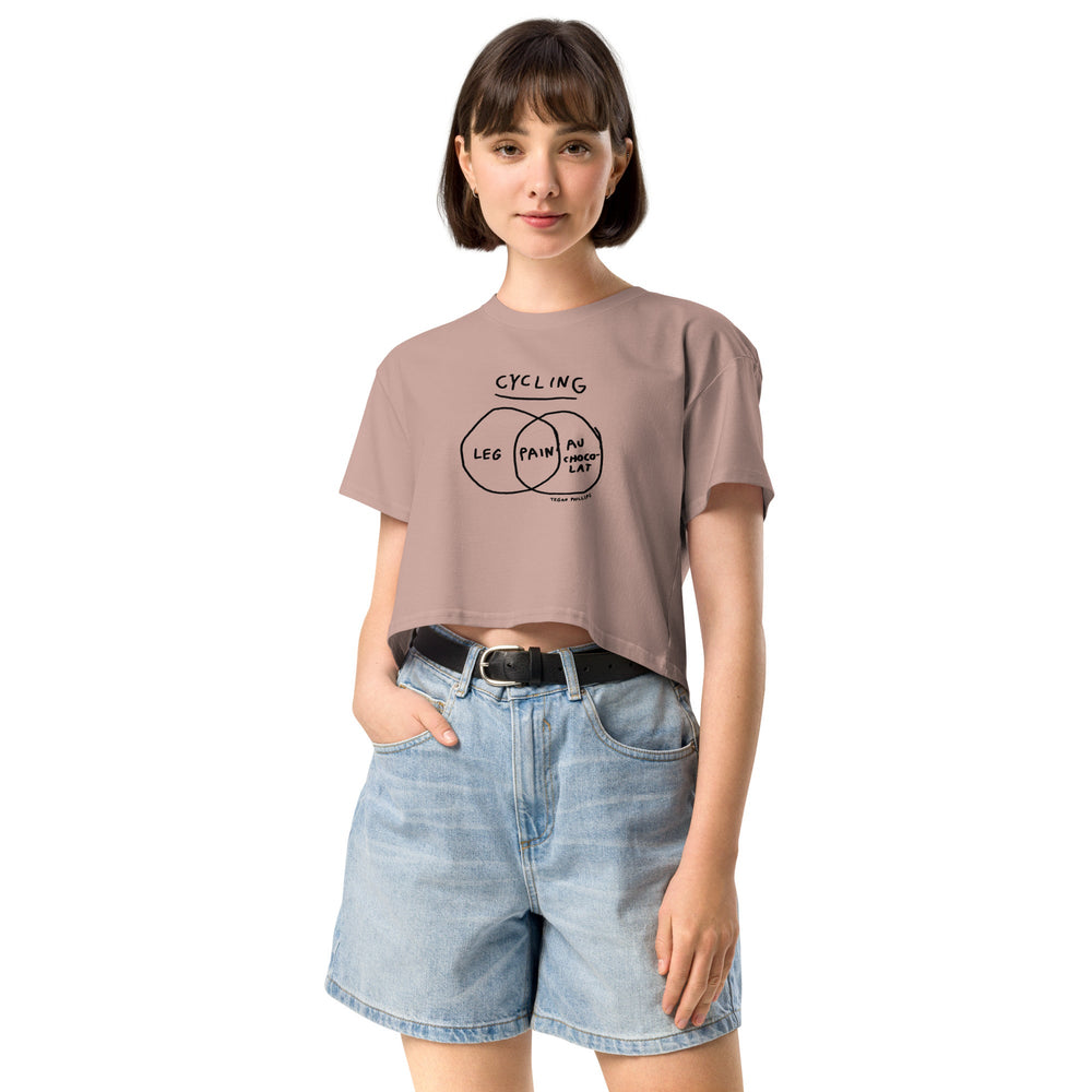 'Venn in Pain' Femmes Season crop tee - The Fun Shop by Tegan