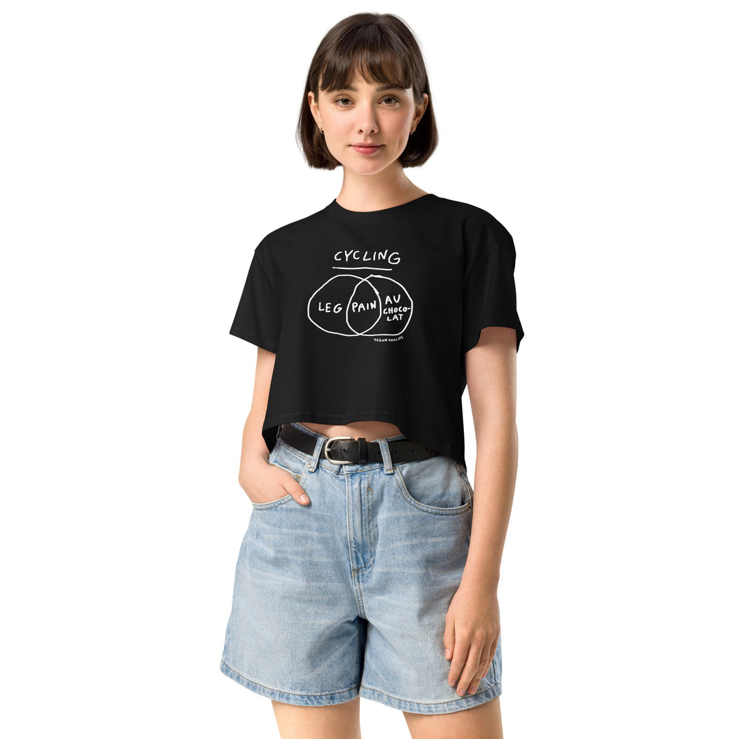 'Venn in Pain' Femmes Season crop tee - The Fun Shop by Tegan