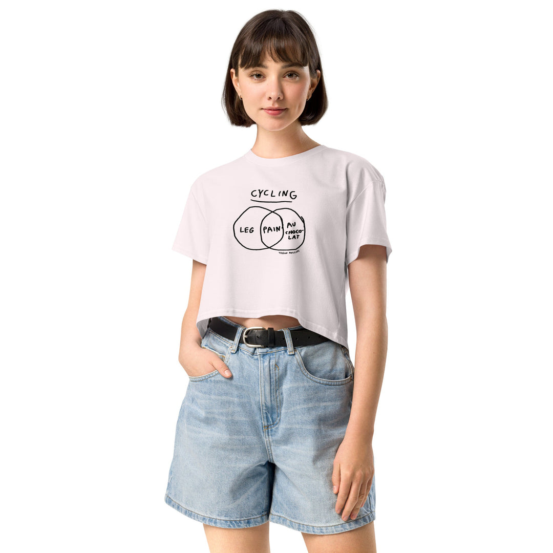 'Venn in Pain' Femmes Season crop tee - The Fun Shop by Tegan