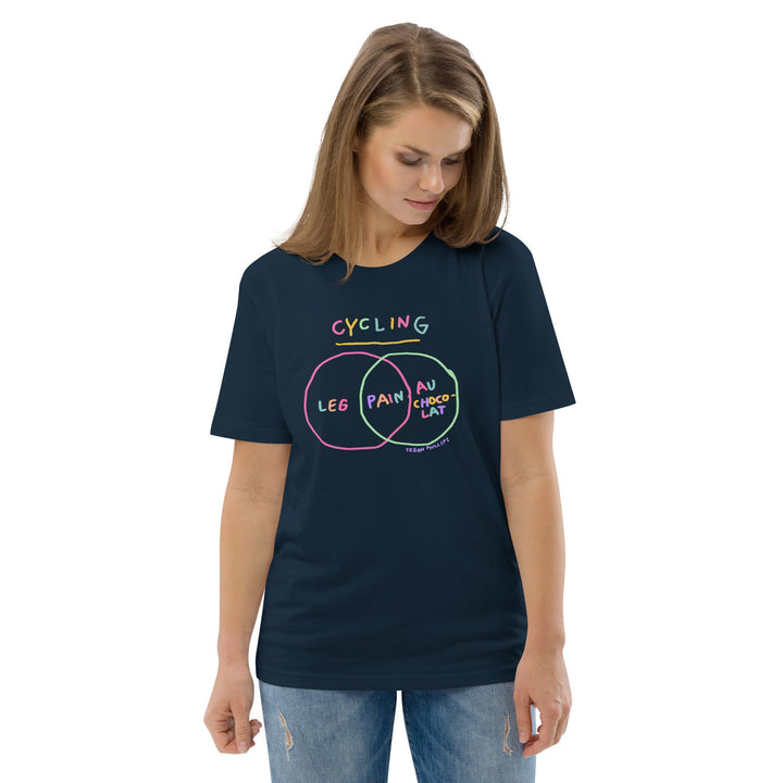 'Venn in Pain' Tri-colour Femmes Season Unisex Organic Cotton Tee - The Fun Shop by Tegan