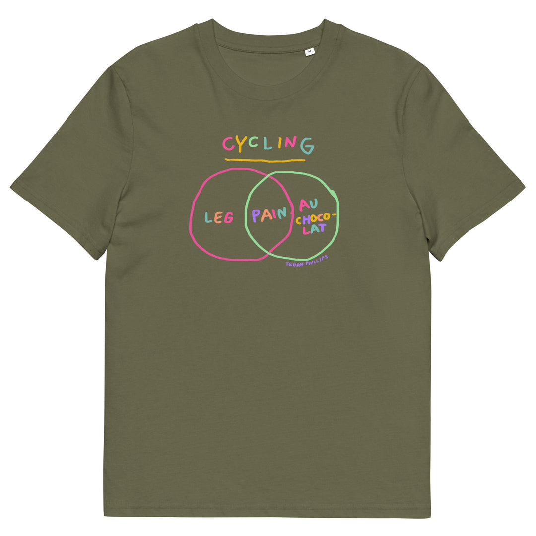 'Venn in Pain' Tri-colour Femmes Season Unisex Organic Cotton Tee - The Fun Shop by Tegan