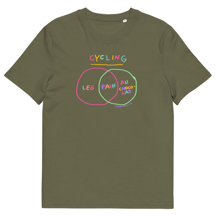 'Venn in Pain' Tri-colour Femmes Season Unisex Organic Cotton Tee - The Fun Shop by Tegan