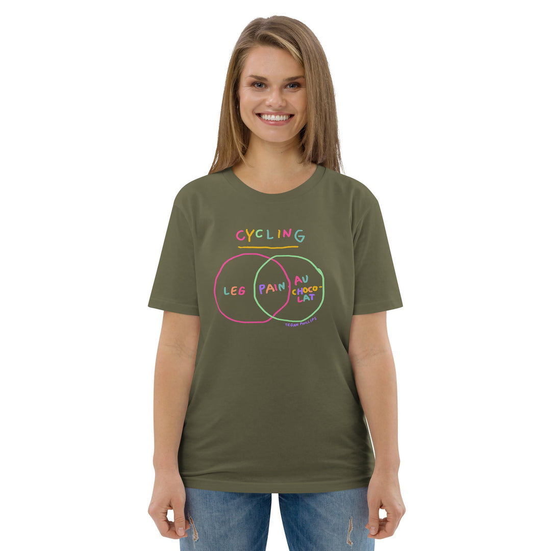 'Venn in Pain' Tri-colour Femmes Season Unisex Organic Cotton Tee - The Fun Shop by Tegan