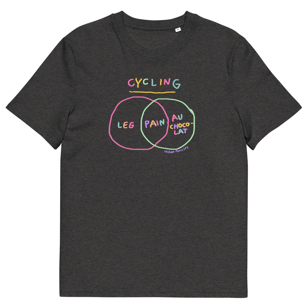 'Venn in Pain' Tri-colour Femmes Season Unisex Organic Cotton Tee - The Fun Shop by Tegan