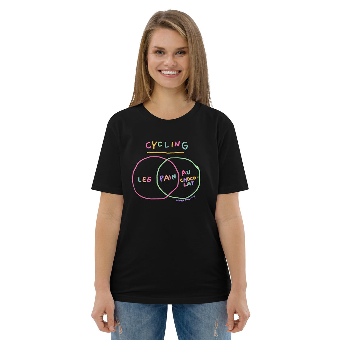 'Venn in Pain' Tri-colour Femmes Season Unisex Organic Cotton Tee - The Fun Shop by Tegan