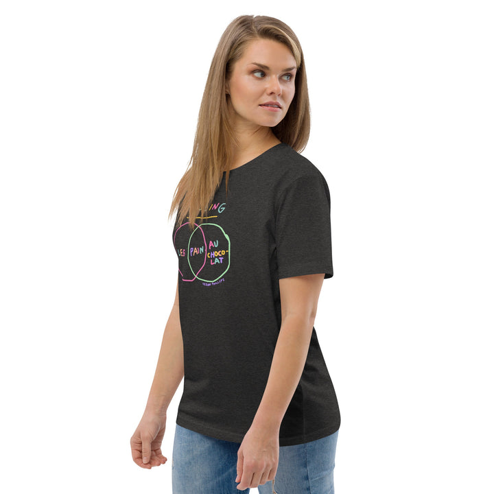 'Venn in Pain' Tri-colour Femmes Season Unisex Organic Cotton Tee - The Fun Shop by Tegan