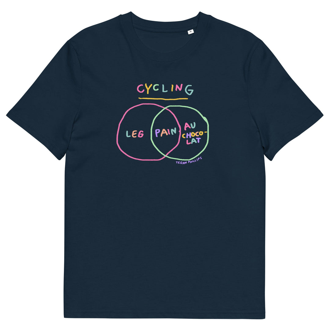 'Venn in Pain' Tri-colour Femmes Season Unisex Organic Cotton Tee - The Fun Shop by Tegan