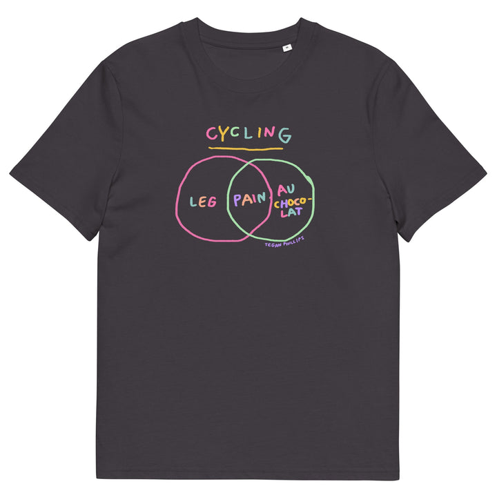 'Venn in Pain' Tri-colour Femmes Season Unisex Organic Cotton Tee - The Fun Shop by Tegan