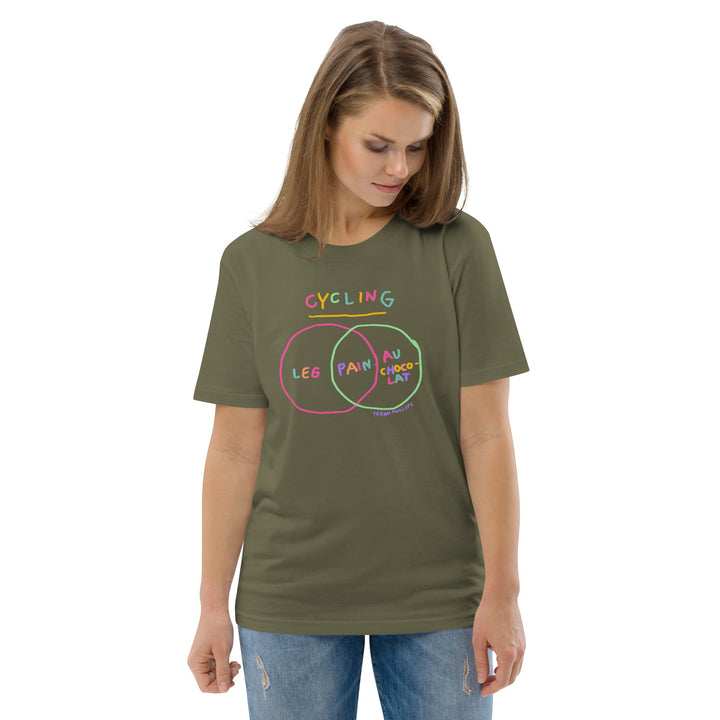 'Venn in Pain' Tri-colour Femmes Season Unisex Organic Cotton Tee - The Fun Shop by Tegan