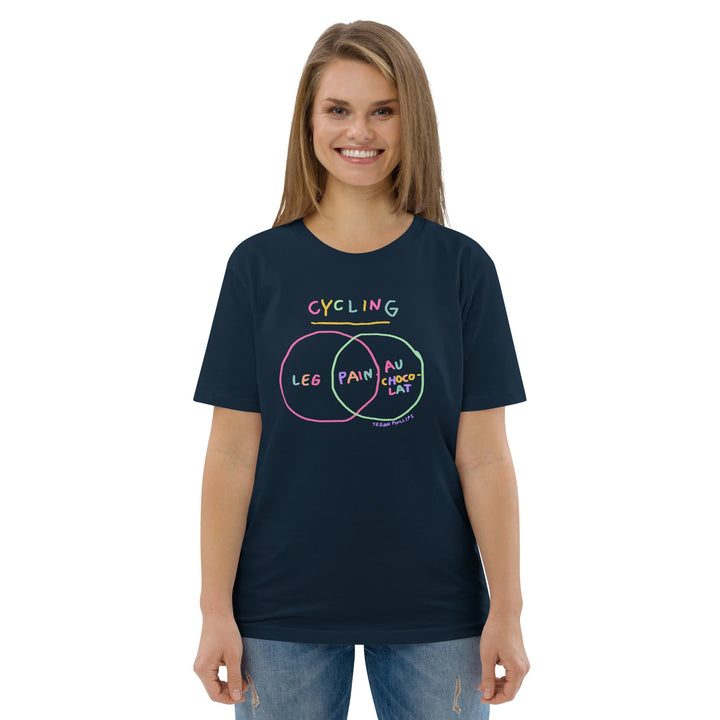 'Venn in Pain' Tri-colour Femmes Season Unisex Organic Cotton Tee - The Fun Shop by Tegan
