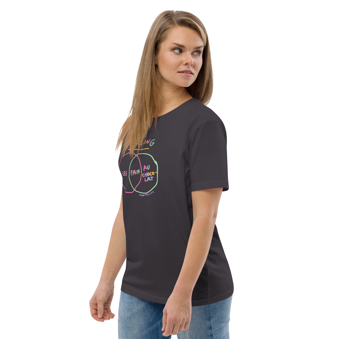 'Venn in Pain' Tri-colour Femmes Season Unisex Organic Cotton Tee - The Fun Shop by Tegan
