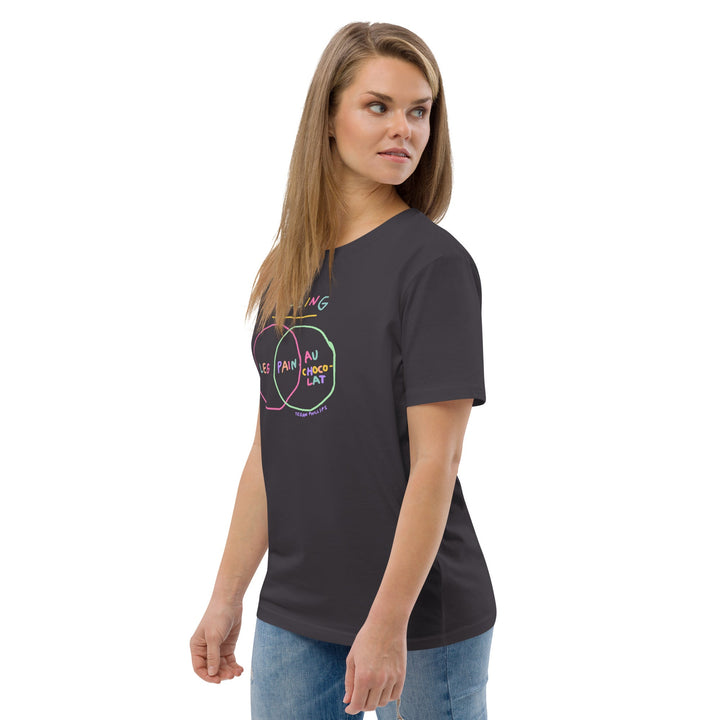 'Venn in Pain' Tri-colour Femmes Season Unisex Organic Cotton Tee - The Fun Shop by Tegan