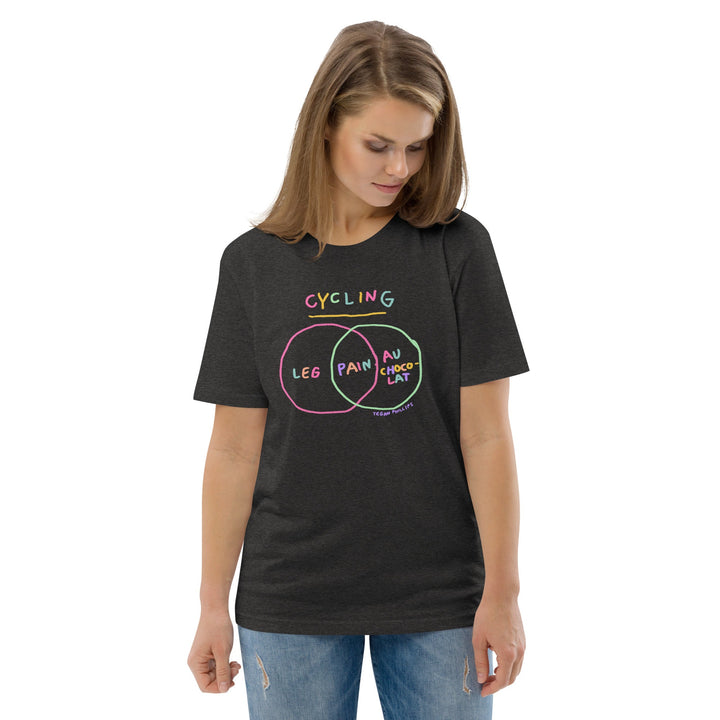 'Venn in Pain' Tri-colour Femmes Season Unisex Organic Cotton Tee - The Fun Shop by Tegan