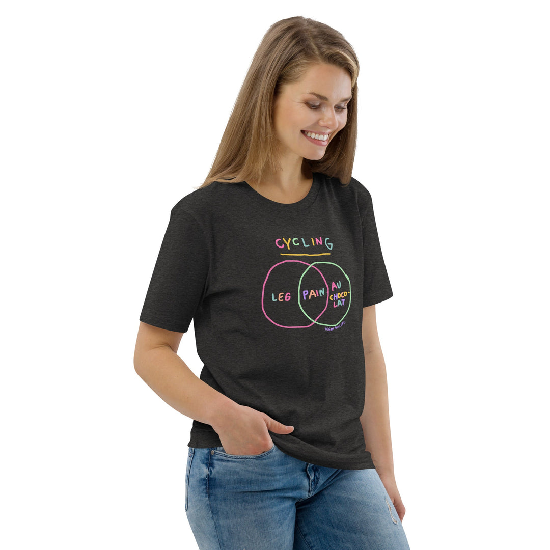 'Venn in Pain' Tri-colour Femmes Season Unisex Organic Cotton Tee - The Fun Shop by Tegan