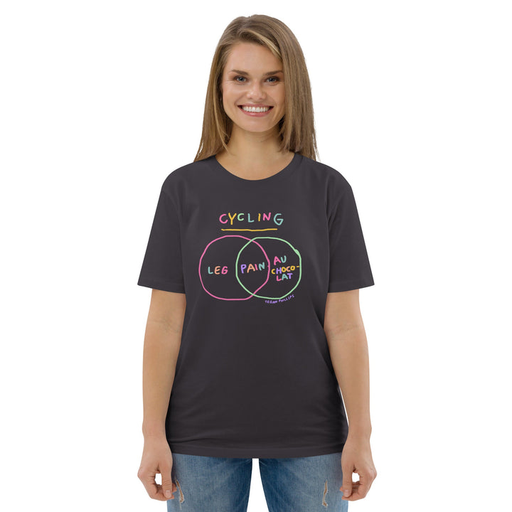 'Venn in Pain' Tri-colour Femmes Season Unisex Organic Cotton Tee - The Fun Shop by Tegan