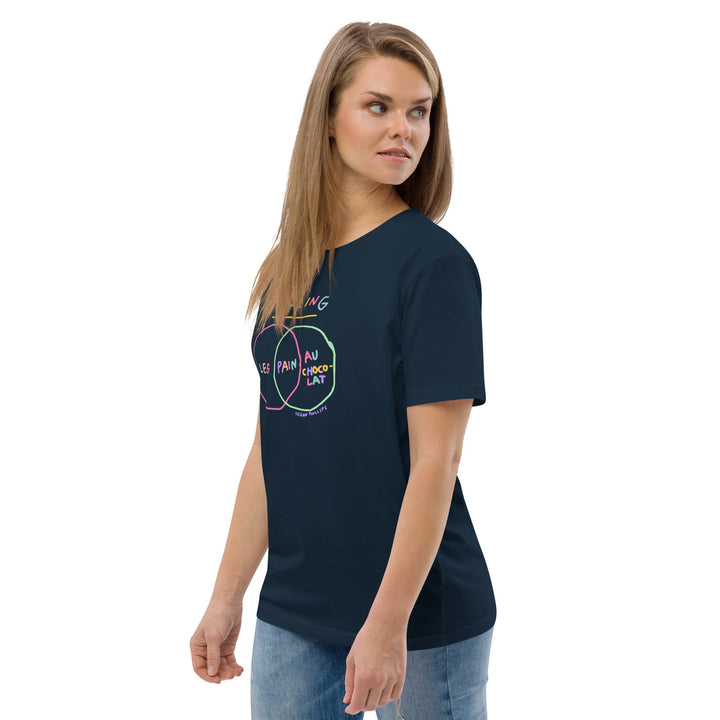 'Venn in Pain' Tri-colour Femmes Season Unisex Organic Cotton Tee - The Fun Shop by Tegan