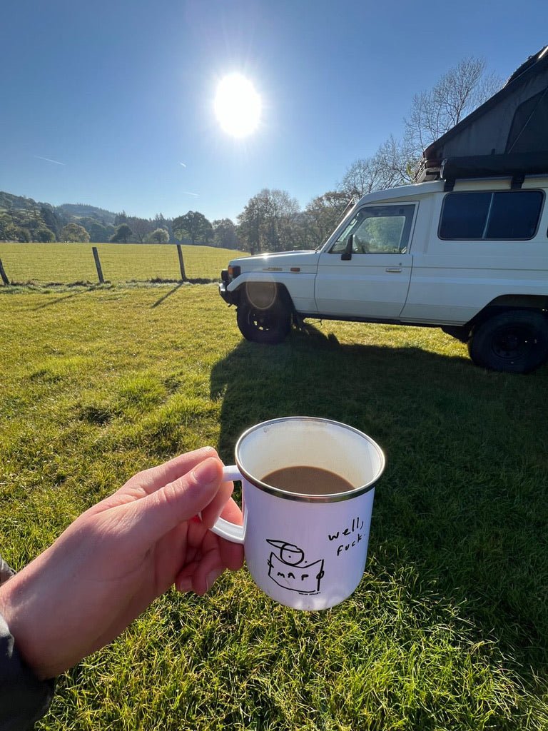 'Well, Fuck' Camping Mug - THE FUN SHOP by Tegan