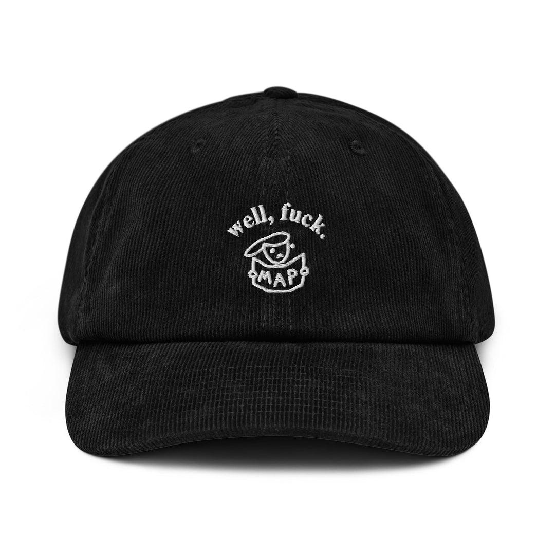 'Well, Fuck' Corduroy Cap - The Fun Shop by Tegan