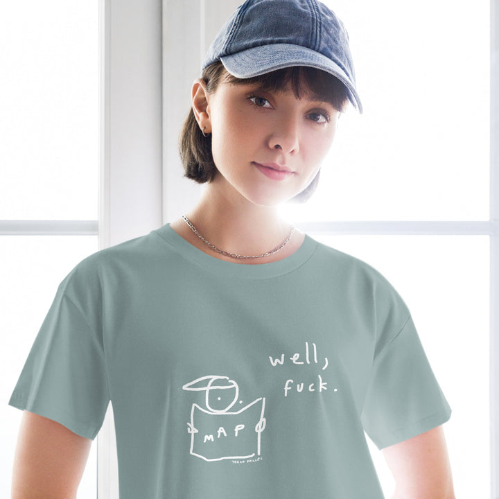 'Well, Fuck' Crop Tee - THE FUN SHOP by Tegan