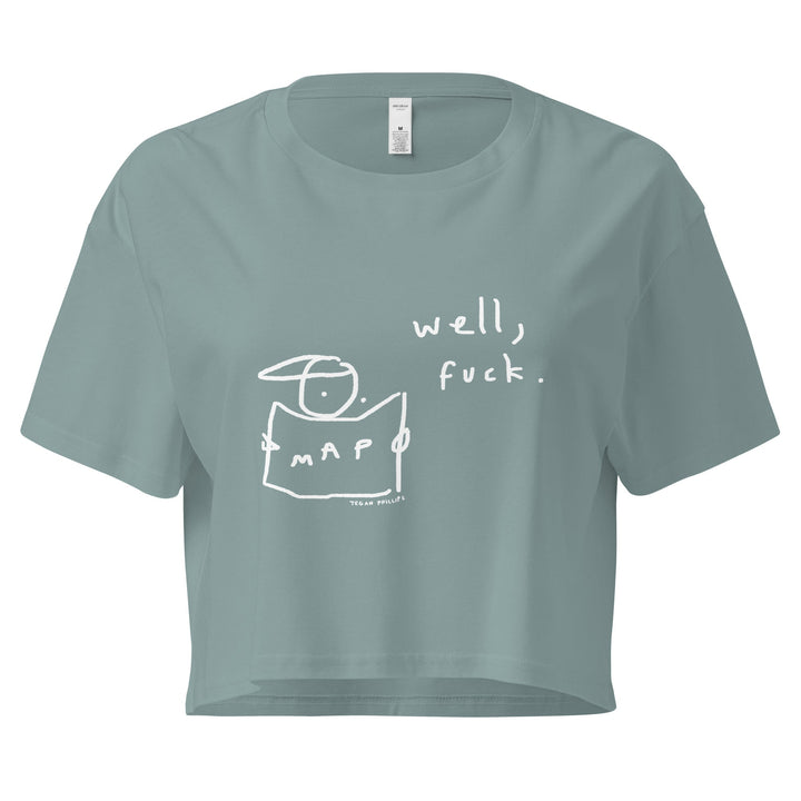 'Well, Fuck' Crop Tee - THE FUN SHOP by Tegan