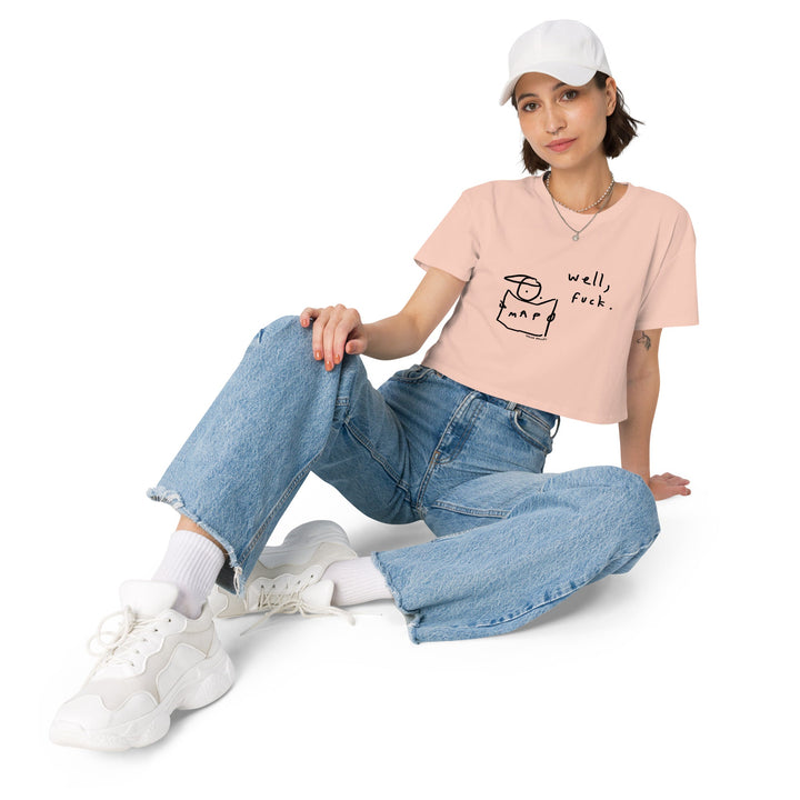 'Well, Fuck' Crop Tee - THE FUN SHOP by Tegan