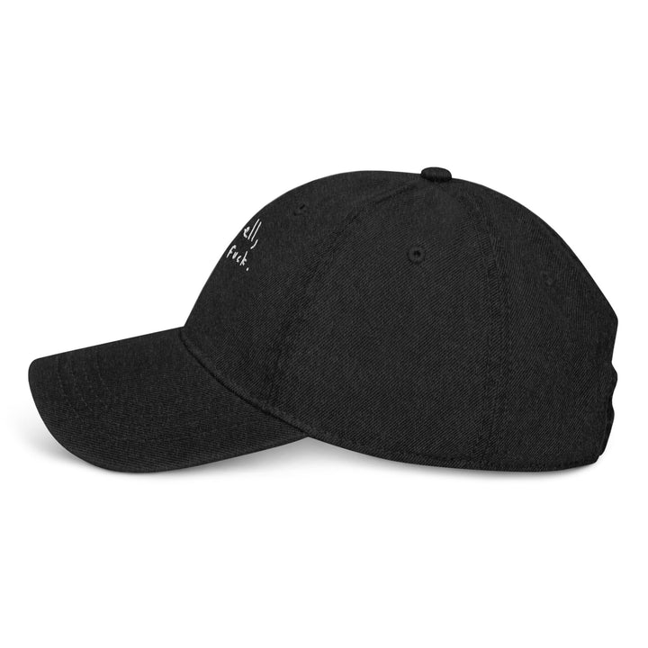 'Well, Fuck' Denim Cap - The Fun Shop by Tegan