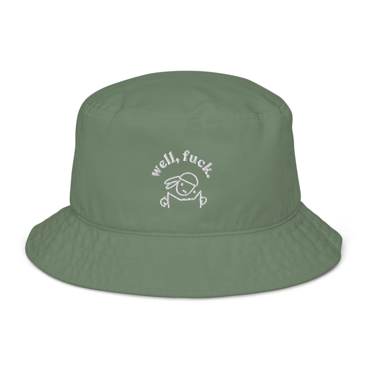 'Well, Fuck' Organic Bucket Hat - The Fun Shop by Tegan