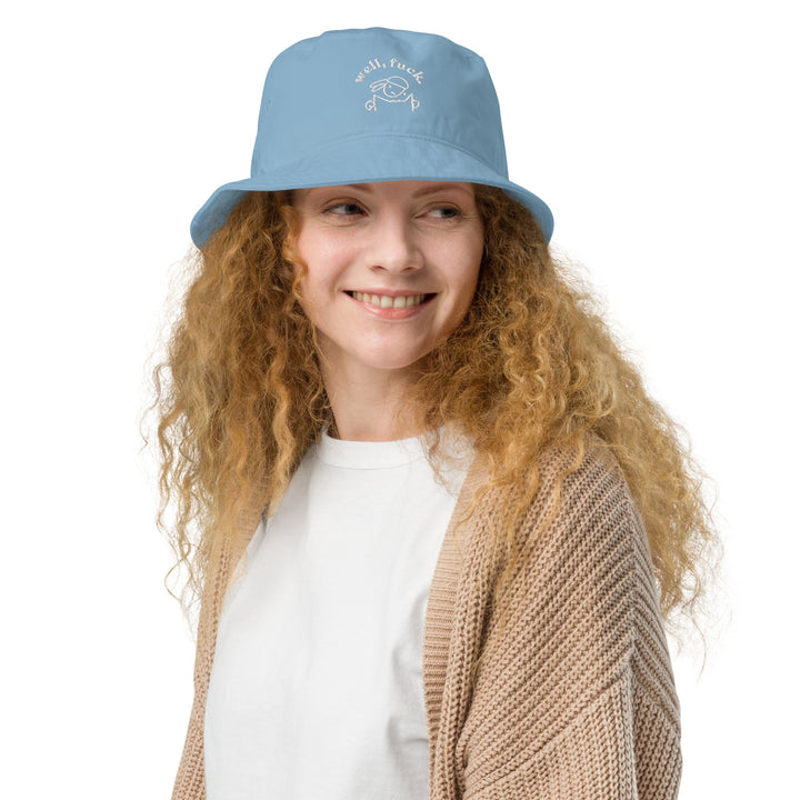 'Well, Fuck' Organic Bucket Hat - The Fun Shop by Tegan