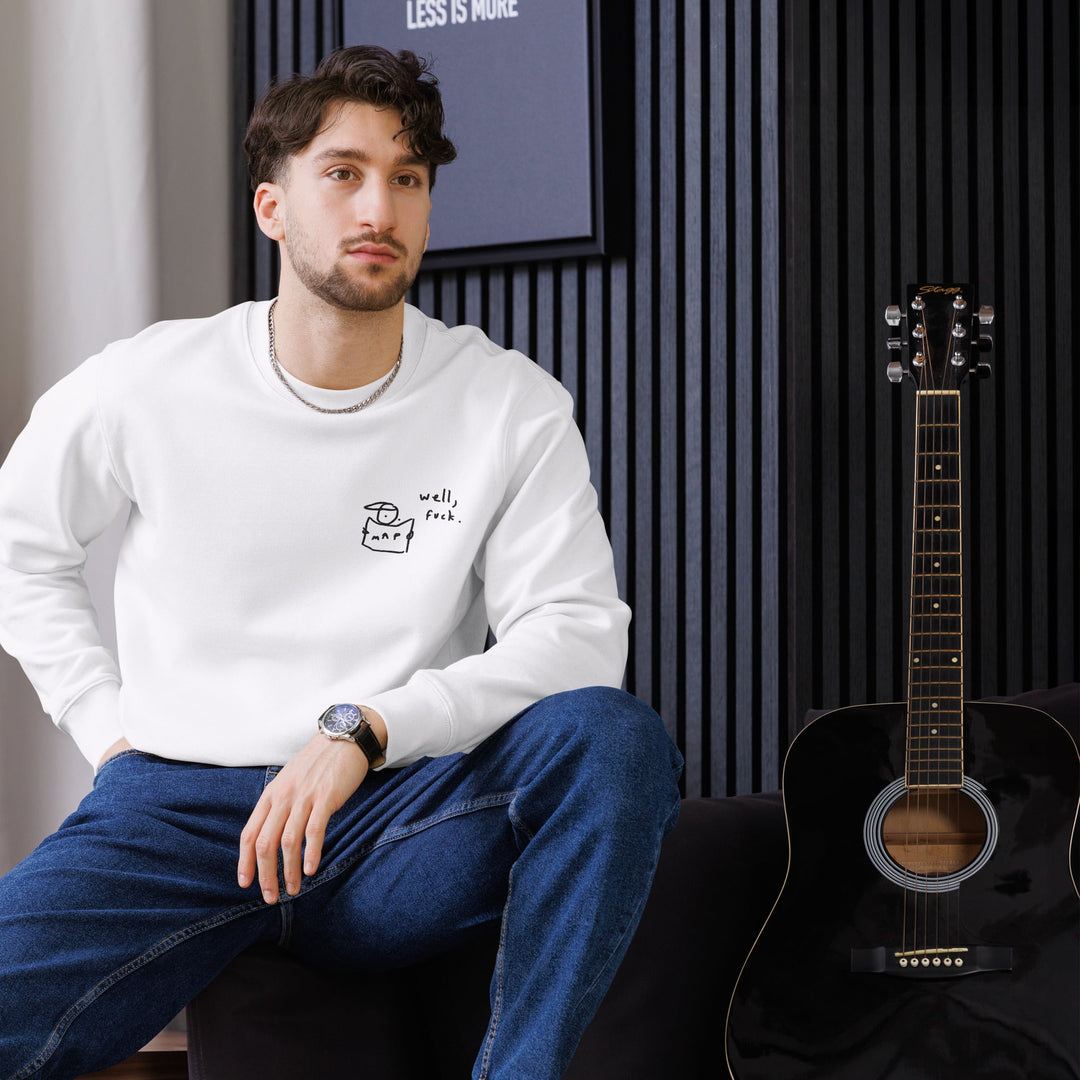 'Well, Fuck' Organic Cotton Sweatshirt - The Fun Shop by Tegan