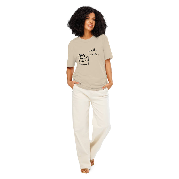 'Well, Fuck' Organic Cotton Tee - THE FUN SHOP by Tegan
