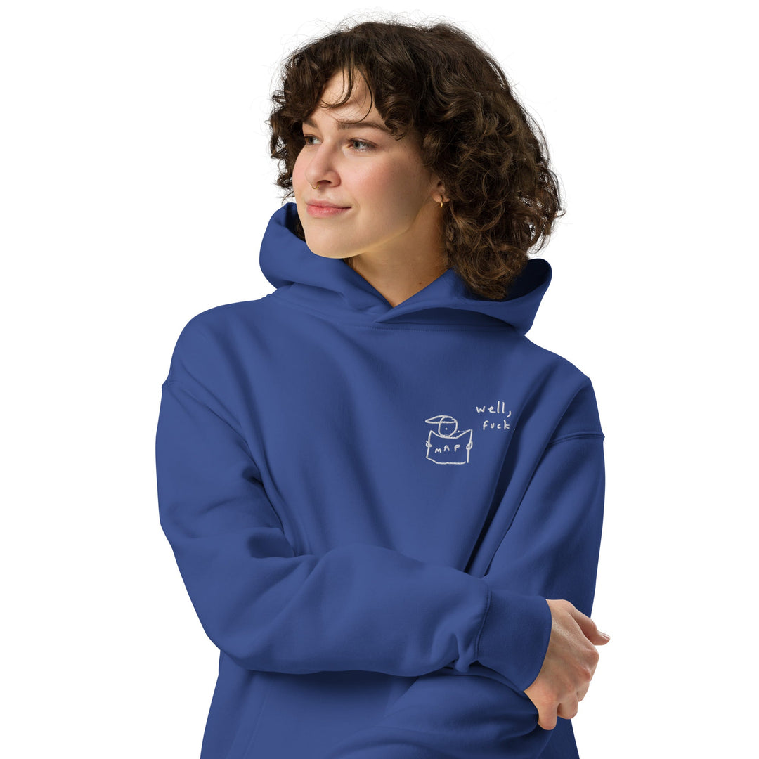 'Well, Fuck' Oversized Hoodie - The Fun Shop by Tegan