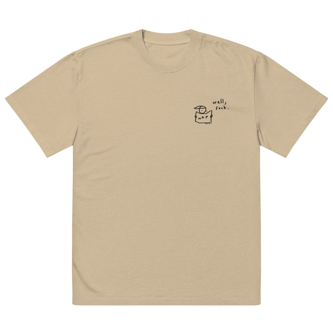 'Well, Fuck' Oversized Tee - The Fun Shop by Tegan