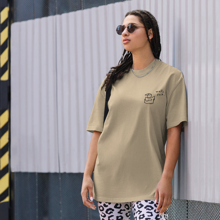 'Well, Fuck' Oversized Tee - The Fun Shop by Tegan