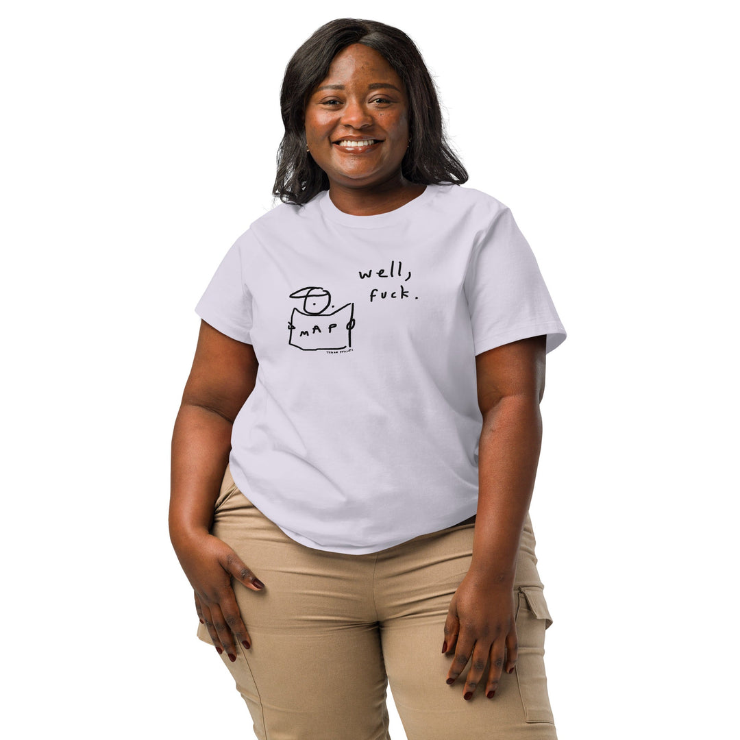'Well, Fuck' Women's Fitted Tee - The Fun Shop by Tegan