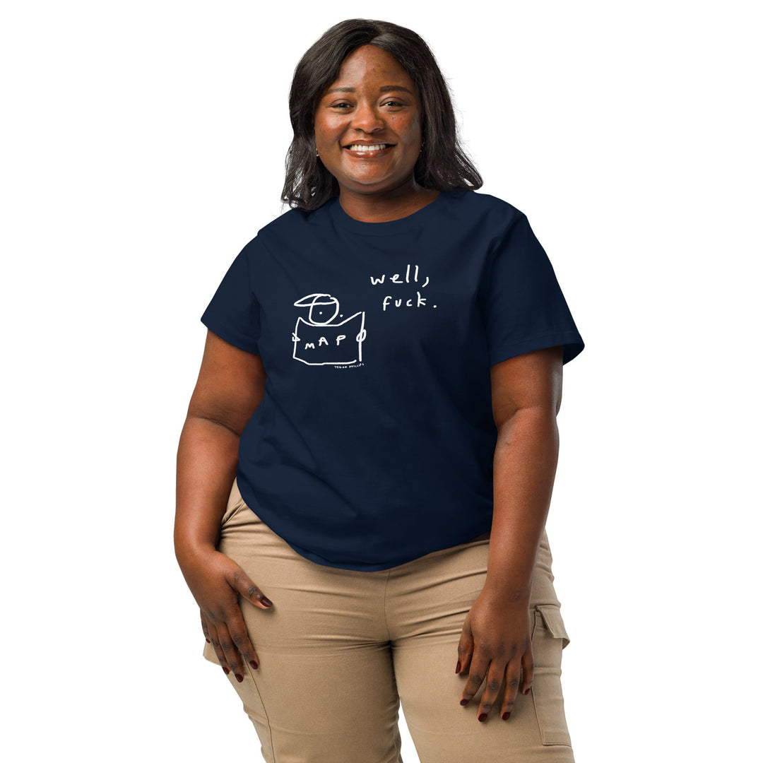 'Well, Fuck' Women's Fitted Tee - The Fun Shop by Tegan