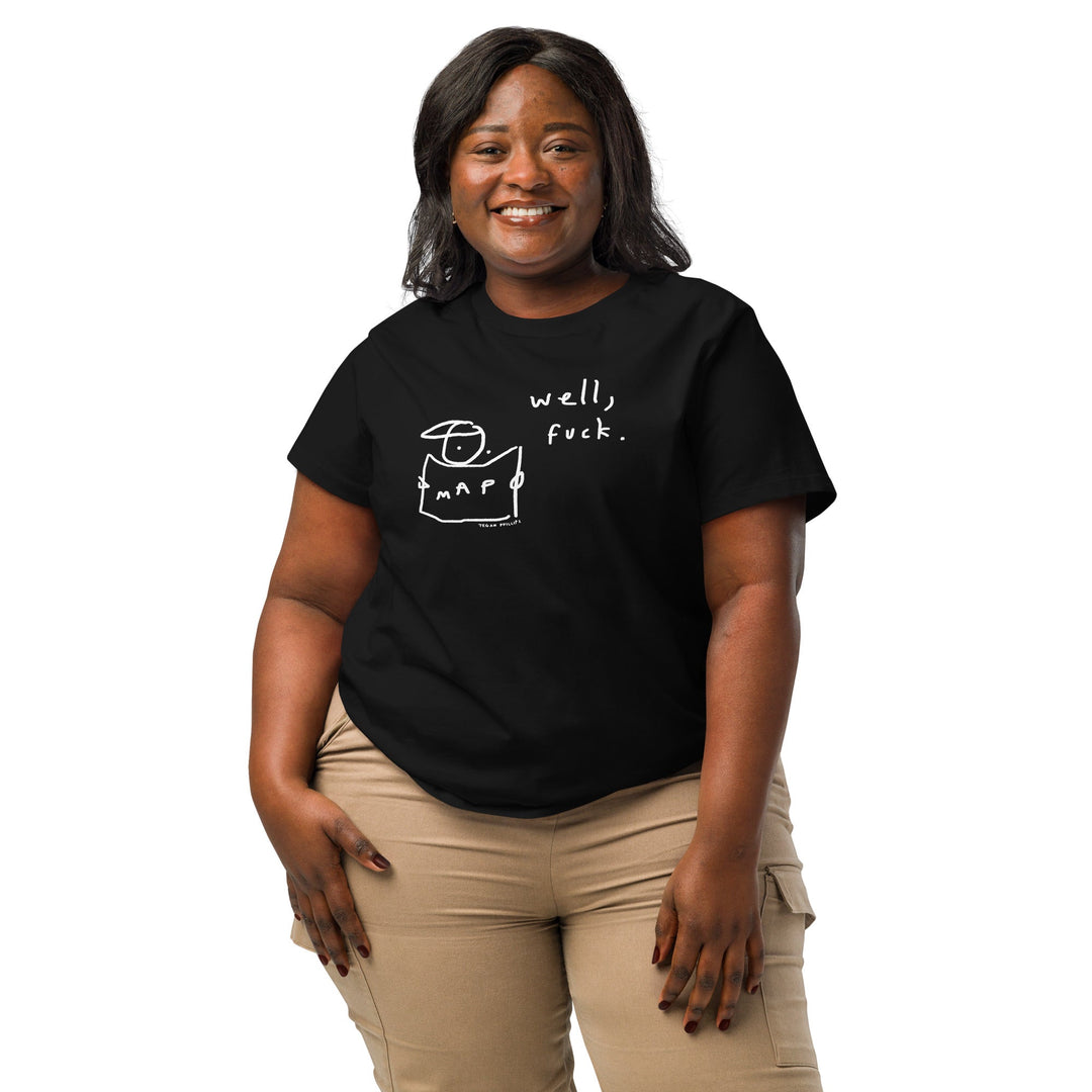 'Well, Fuck' Women's Fitted Tee - The Fun Shop by Tegan