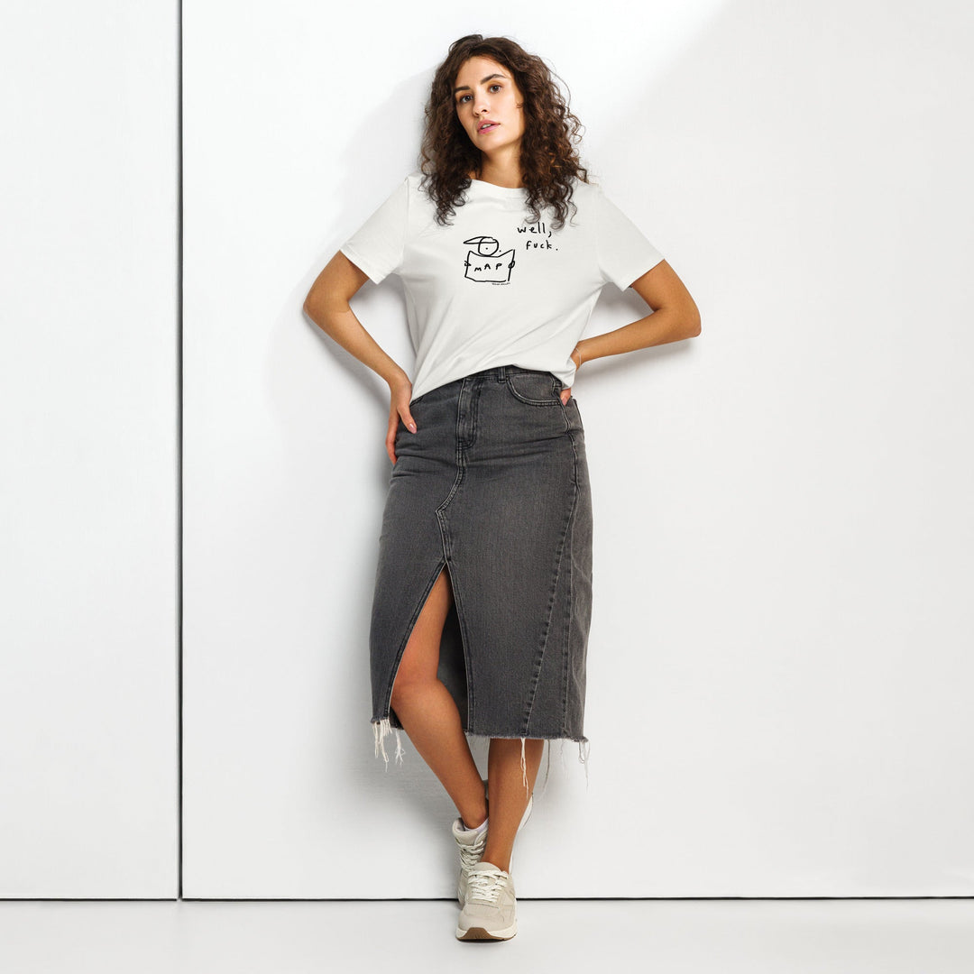 'Well, Fuck' Women's Fitted Tee - The Fun Shop by Tegan