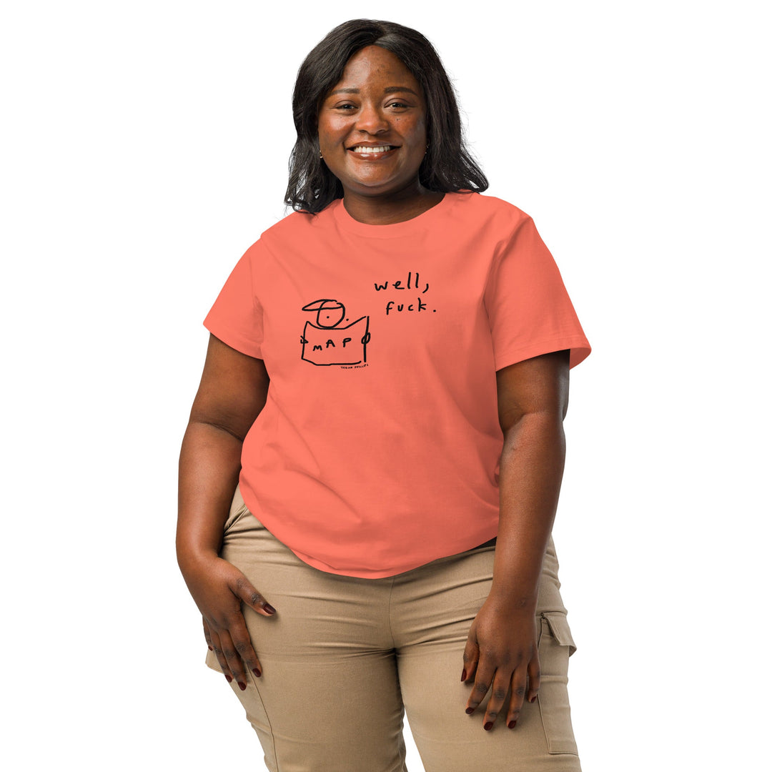 'Well, Fuck' Women's Fitted Tee - The Fun Shop by Tegan