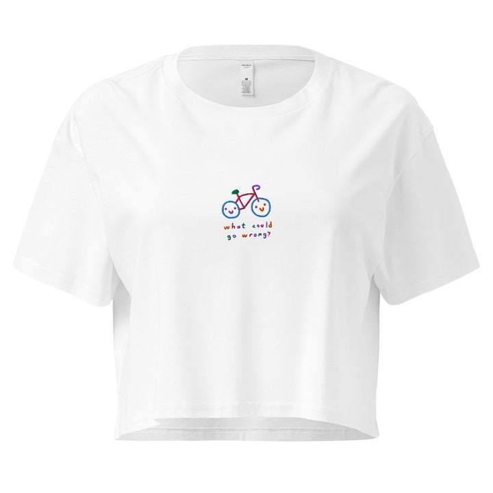 'What Could Go Wrong' Crop Tee - THE FUN SHOP by Tegan