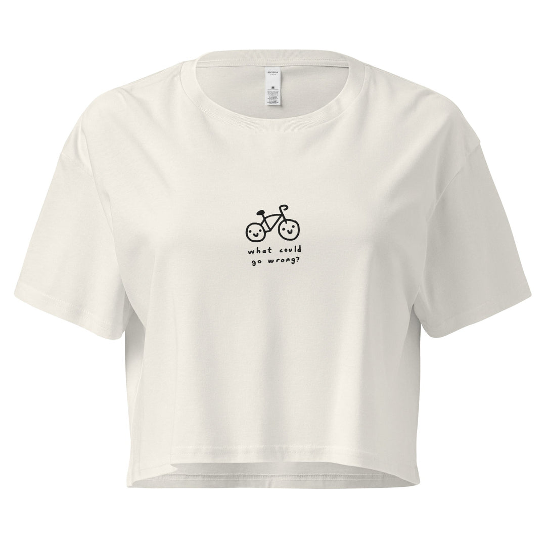 'What Could Go Wrong' Crop Tee - THE FUN SHOP by Tegan