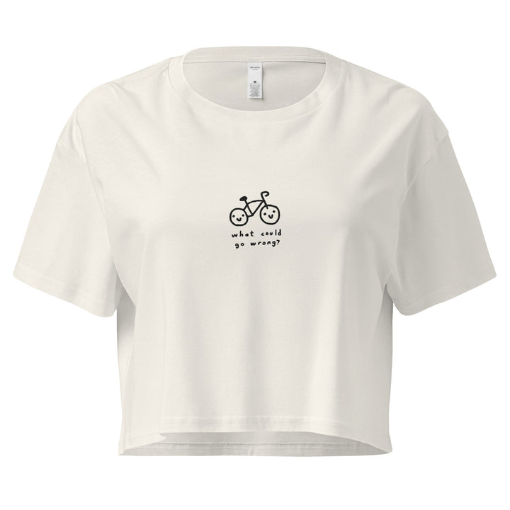 'What Could Go Wrong' Crop Tee - THE FUN SHOP by Tegan