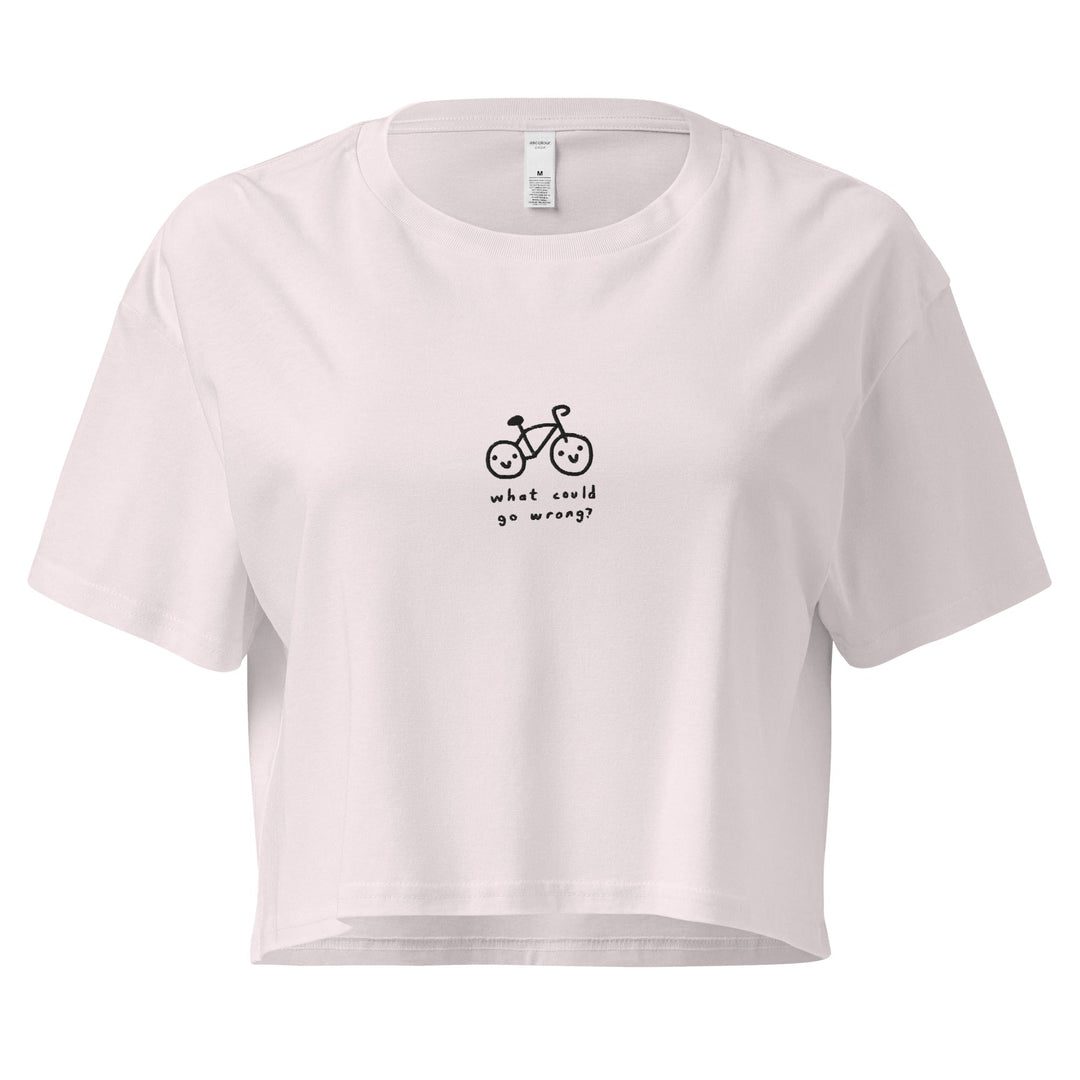 'What Could Go Wrong' Crop Tee - THE FUN SHOP by Tegan