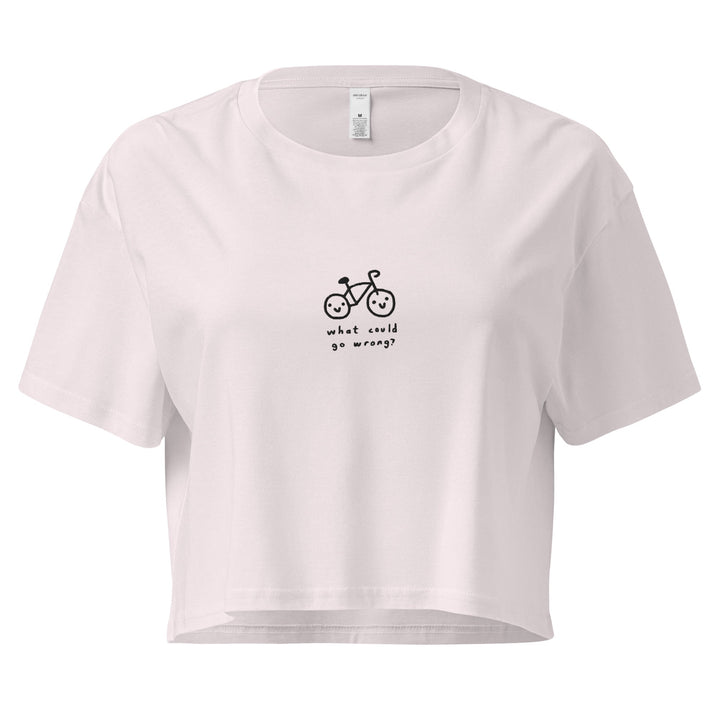 'What Could Go Wrong' Crop Tee - THE FUN SHOP by Tegan