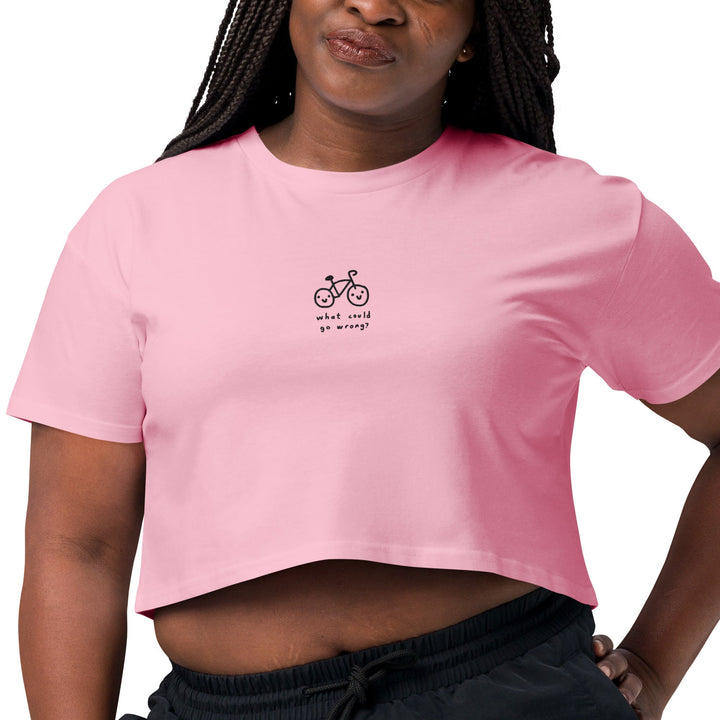 'What Could Go Wrong' Crop Tee - THE FUN SHOP by Tegan